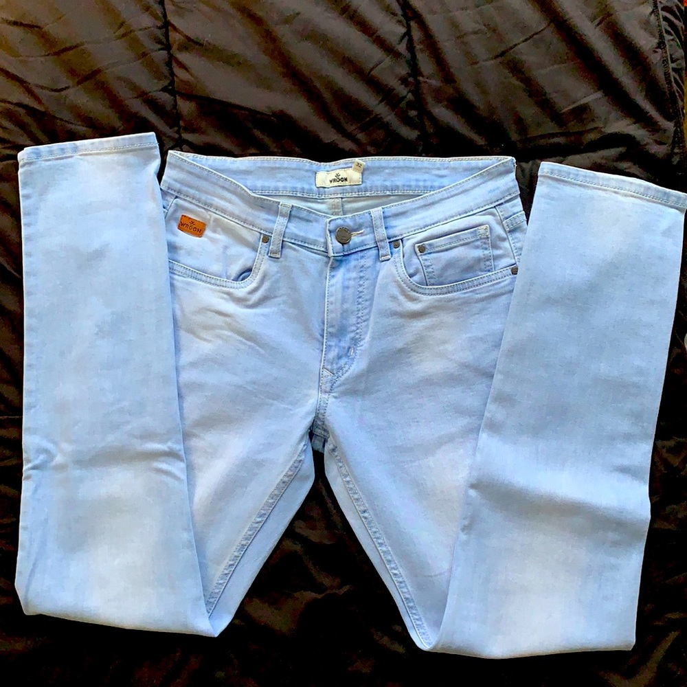 Wrogn light wash blue jeans size 32